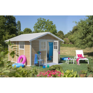 tuinhuisje - grosfillex - kunststof - Deco - PMMA - 11 m2 - sherwood